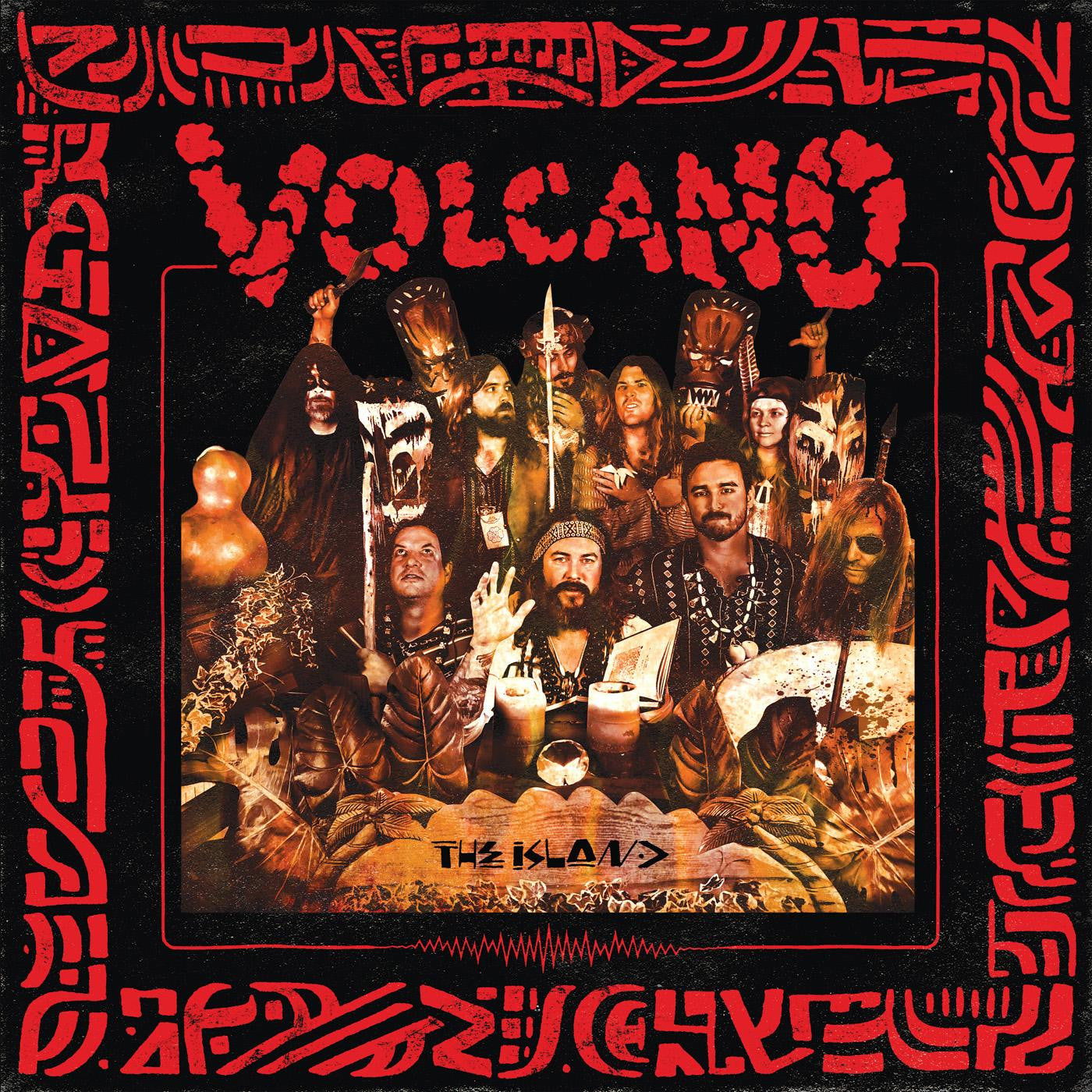 Volcano - The Island (OPAQUE RED VINYL) (Vinyl) | Mint (M) Mint (M) - ROCK *NEW*