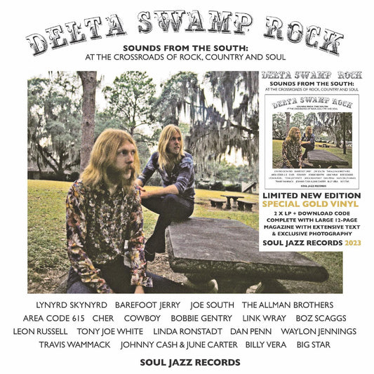 Soul Jazz Records presents - Delta Swamp Rock - Sounds From The South: At The Crossroads Of Rock, Country And Soul (INDIE EXCLUSIVE, GOLD VINYL) | - ROCK *NEW*