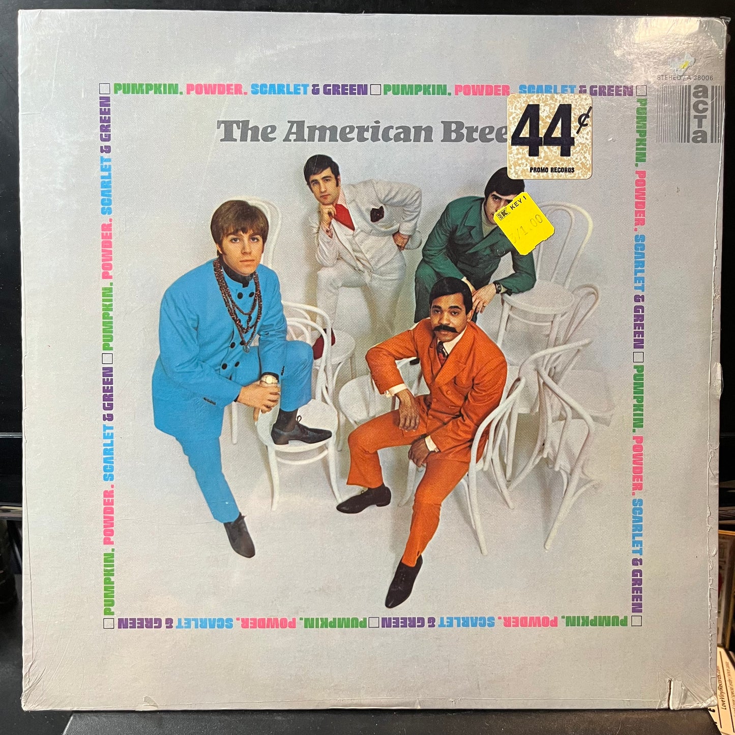 The American Breed - Pumpkin, Powder, Scarlet & Green (VINYL) | Mint Near Mint (NM) - ROCK *NEW*