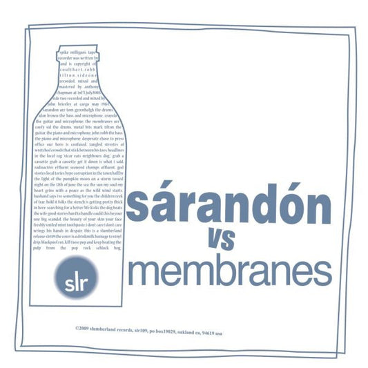 Sarandon/The Membranes - Spike Milligan's Tape Recorder - 7" (Vinyl) | Mint (M) Mint (M) - ROCK *NEW*