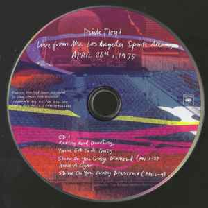 PINK FLOYD - Live from The Los Angeles Sports Arena, April 26th 1975 (RSD 2026 2x CD) | Mint (M) Mint (M) - ROCK *NEW*