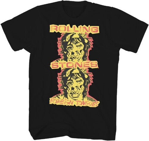 Rolling Stones - Foreign Tongues - Indie Exclusive T-shirt - Small - Black | - ROCK *NEW*