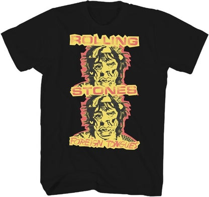 Rolling Stones - Foreign Tongues - Indie Exclusive T-shirt - Small - Black | - ROCK *NEW*