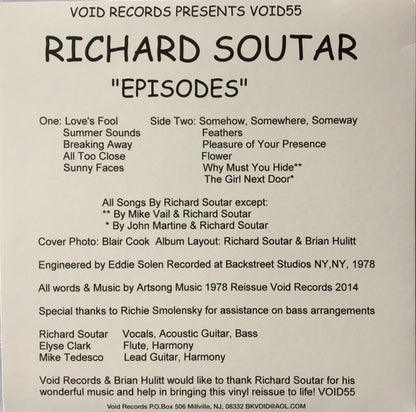 Richard Soutar - Episodes | Mint (M) Mint (M) - ROCK *NEW*