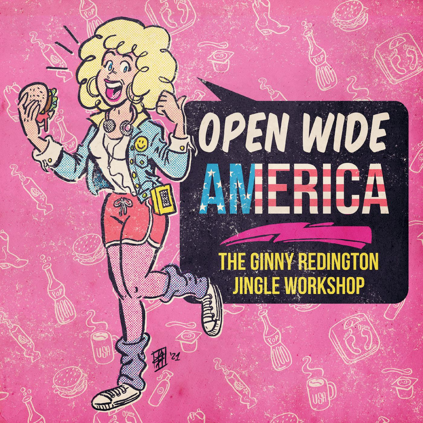 Redington, Ginny - Open Wide America: The Ginny Redington Jingle Workshop (CD) | - ROCK *NEW*