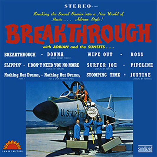 Adrian and the Sunsets - Breakthrough (MULTI-COLORED STARBURST) | - ROCK *NEW*