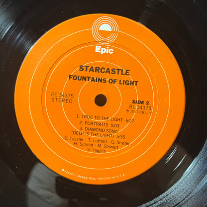 STARCASTLE - Fountains Of Light (VINYL LP) | USED Excellent+ (EX+) Excellent+ (EX+) - ROCK/PROG / USED *EXCELLENT+*