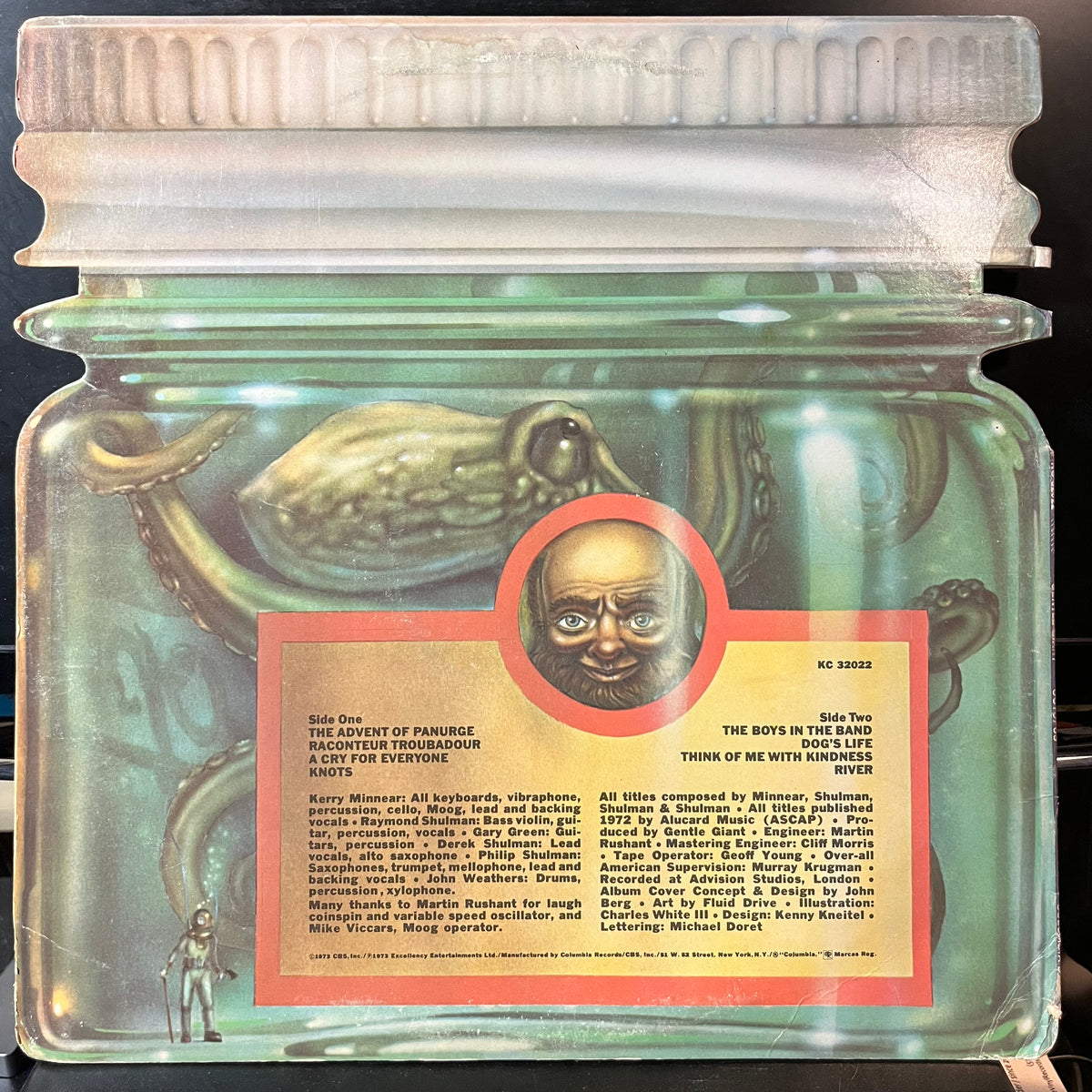 Gentle Giant - Octopus (VINYL LP) | USED Excellent (EX) Excellent (EX) - ROCK/PROG / USED *EXCELLENT*