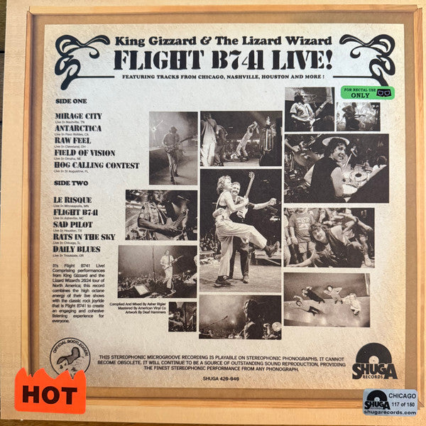 Flight B741 Live! (COLOR VINYL) | Mint (M) Mint (M) - ROCK/PSYCH *NEW/COLOR*