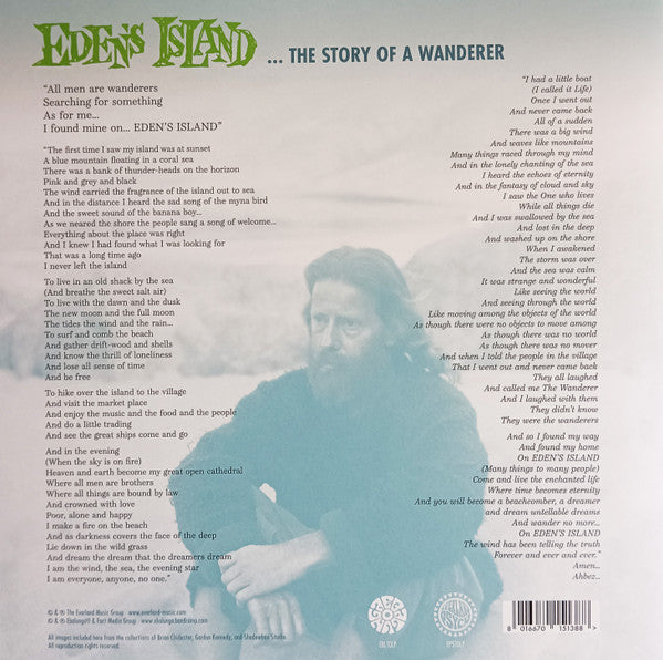 Eden Ahbez - Eden's Island (The Music Of An Enchanted Isle)(GREEN & YELLOW VINYL 2xLP Ebalunga!!! EBL10LP) | NEW - ROCK/PSYCH *NEW*