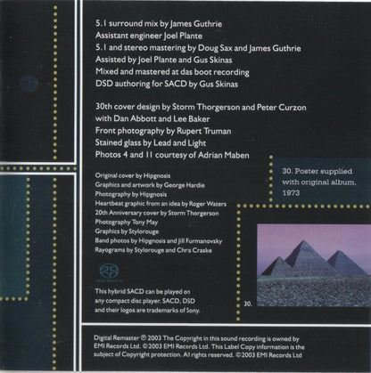 Pink Floyd - The Dark Side Of The Moon (CD GOLD) | Excellent+ (EX+) Near Mint (NM) - ROCK/PSYCH / USED *EXCELLENT+*