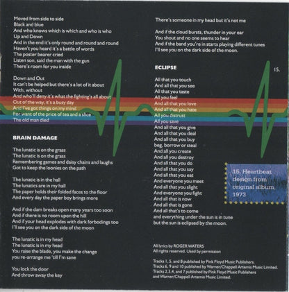 Pink Floyd - The Dark Side Of The Moon (CD GOLD) | Excellent+ (EX+) Near Mint (NM) - ROCK/PSYCH / USED *EXCELLENT+*