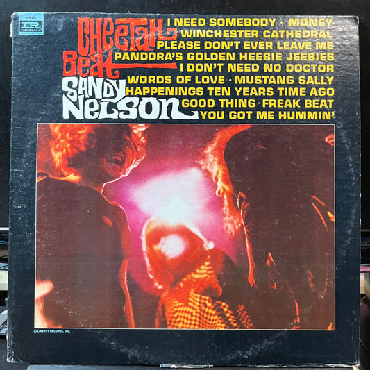 Sandy Nelson - Cheetah Beat (VINYL LP IMPERIAL LP-9340 1967) | Excellent+ (EX+) Excellent (EX) - ROCK/PSYCH / USED *EXCELLENT+*