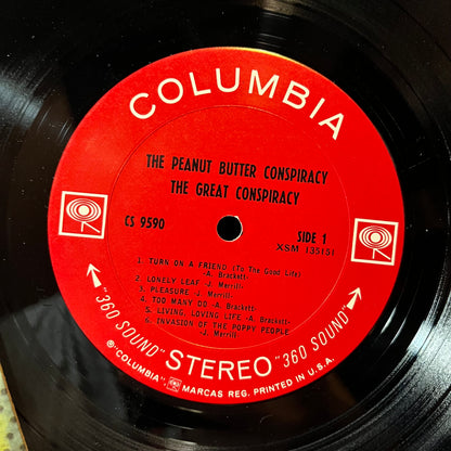 The Peanut Butter Conspiracy - The Great Conspiracy (VINYL LP COLUMBIA CS 9590 1967) | Excellent+ (EX+) Very Good (VG) - ROCK/PSYCH / USED *EXCELLENT+*