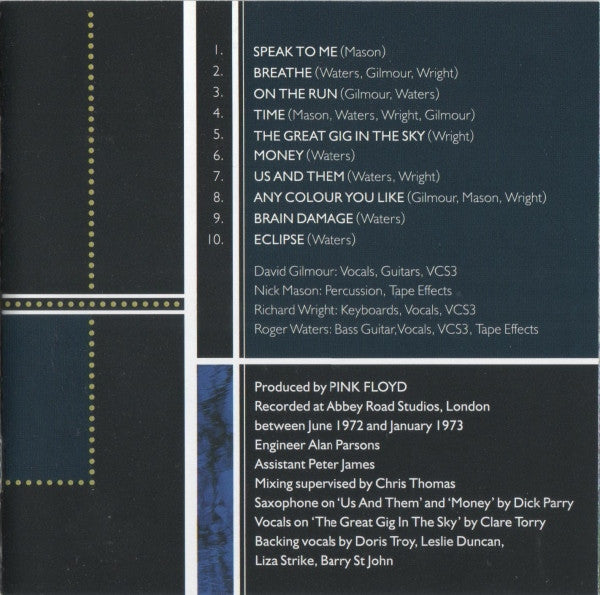 Pink Floyd - The Dark Side Of The Moon (CD GOLD) | Excellent+ (EX+) Near Mint (NM) - ROCK/PSYCH / USED *EXCELLENT+*