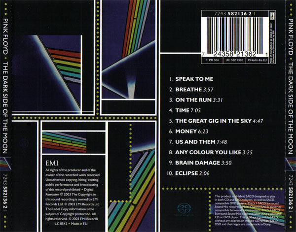 Pink Floyd - The Dark Side Of The Moon (CD GOLD) | Excellent+ (EX+) Near Mint (NM) - ROCK/PSYCH / USED *EXCELLENT+*