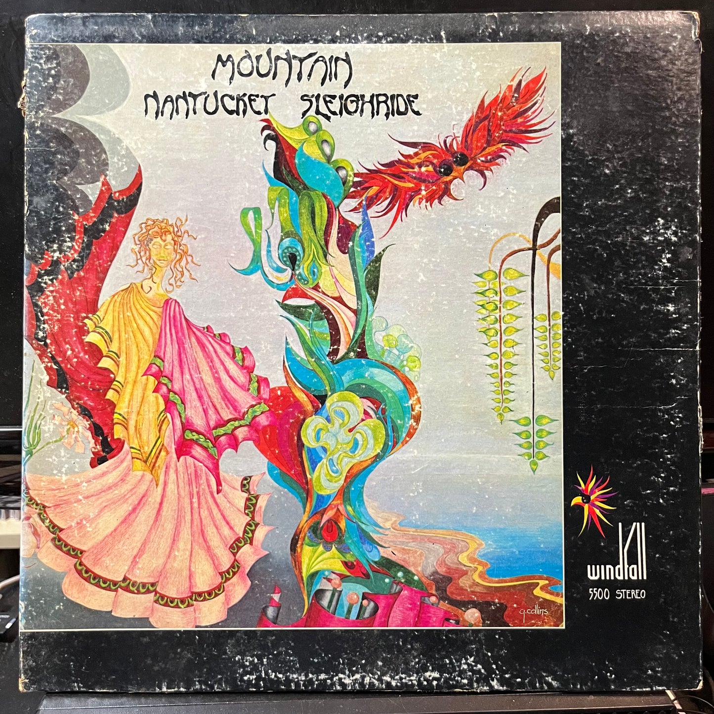 Mountain - Nantucket Sleighride (VINYL LP WINDFALL WINDFALL 5500 1971) | Excellent (EX) Very Good (VG) - ROCK/PSYCH / USED *EXCELLENT*