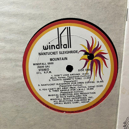 Mountain - Nantucket Sleighride (VINYL LP WINDFALL WINDFALL 5500 1971) | Excellent (EX) Very Good (VG) - ROCK/PSYCH / USED *EXCELLENT*