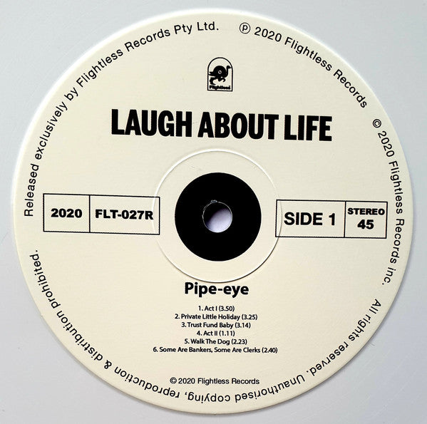 Pipe-eye - Laugh About Life (WHITE VINYL LP) | USED - ROCK/PSYCH / USED *NEAR MINT*