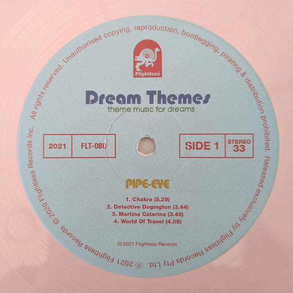 Pipe-eye - Dream Themes (PINK VINYL LP) | USED - ROCK/PSYCH / USED *NEAR MINT*