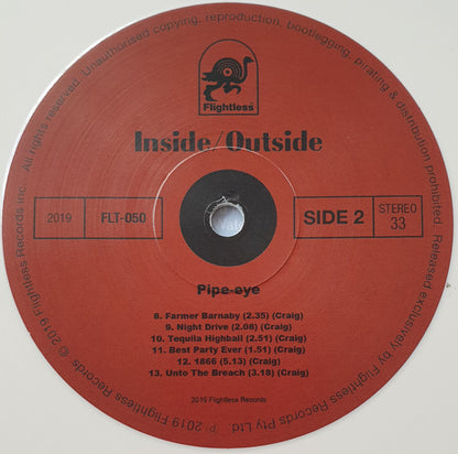 Pipe-eye - Inside/Outside (CREAM VINYL LP) | USED - ROCK/PSYCH / USED *NEAR MINT*