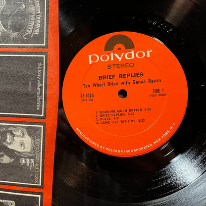 Ten Wheel Drive With Genya Ravan - Brief Replies (VINYL LP POLYDOR 2425 022 1970) | USED Near Mint (NM or M-) Very Good Plus (VG+) - ROCK/PSYCH / USED *NEAR MINT*