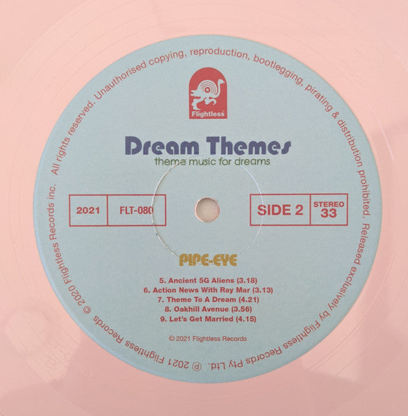 Pipe-eye - Dream Themes (PINK VINYL LP) | USED - ROCK/PSYCH / USED *NEAR MINT*