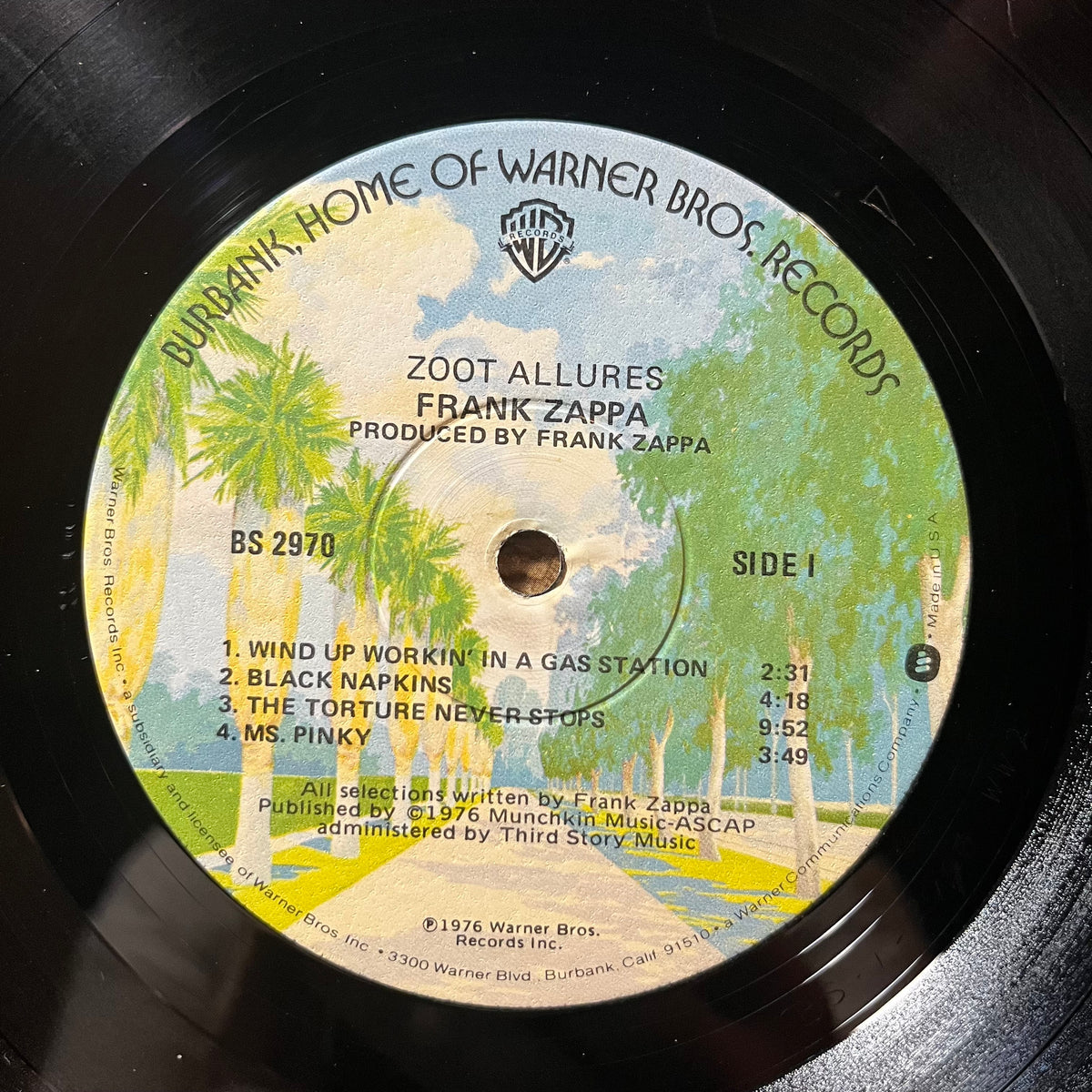 Zappa Frank - Zoot Allures (VINYL LP) | USED Very Good Plus (VG+) Very Good Plus Plus (VG++) - ROCK/PSYCH / USED *VERY GOOD+*