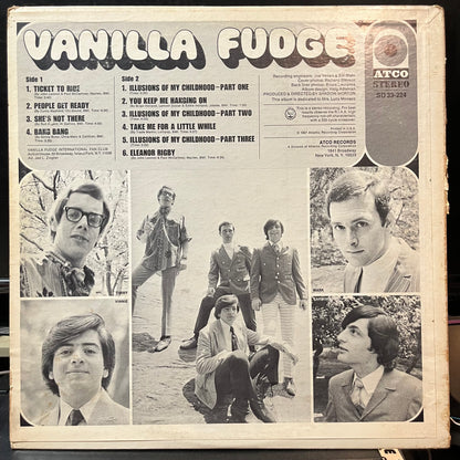 Vanilla Fudge - Vanilla Fudge (VINYL LP ATCO 33-224 1969) | Very Good Plus (VG+) Excellent (EX) - ROCK/PSYCH / USED *VERY GOOD+*