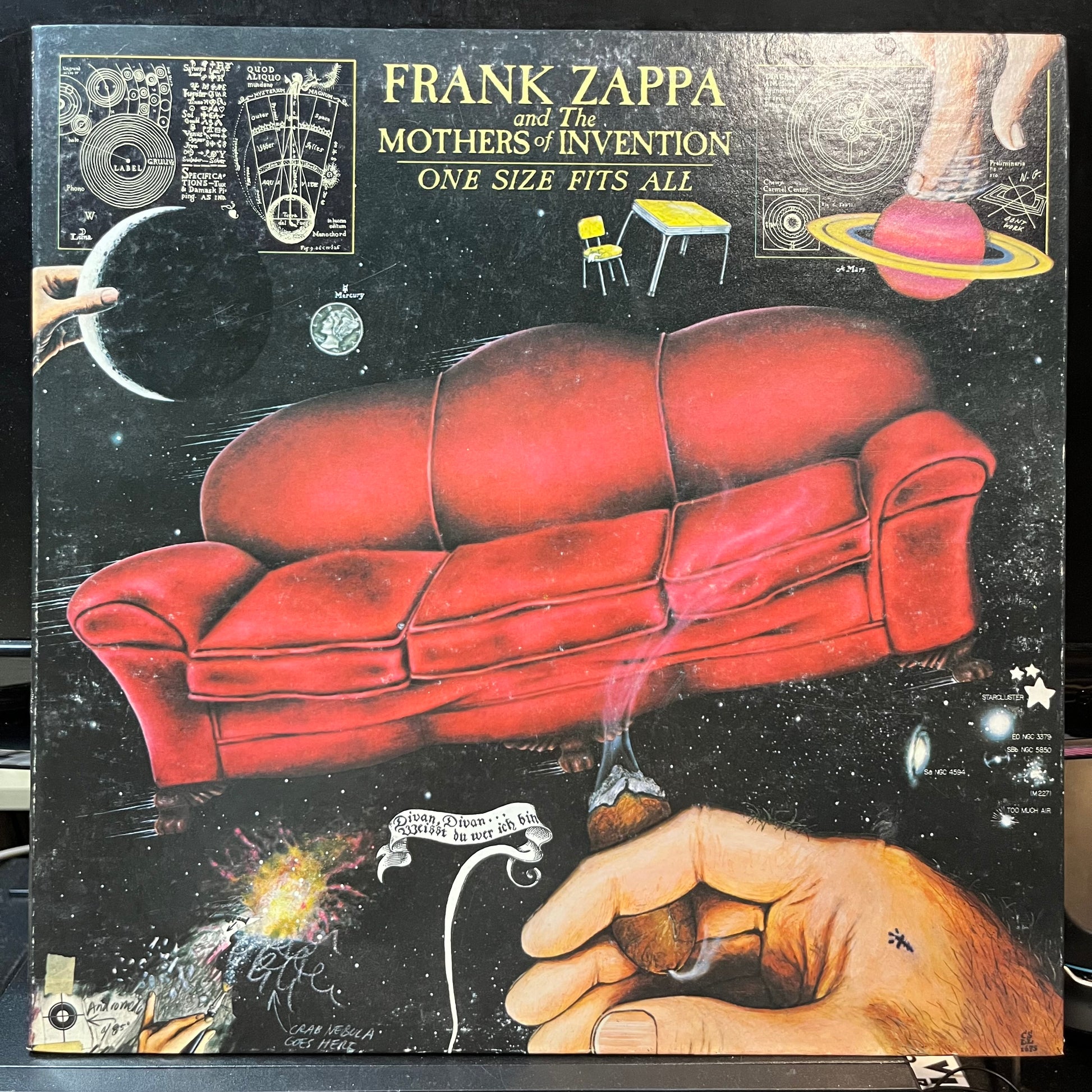 Frank Zappa And The Mothers Of Invention - One Size Fits All (VINYL LP DISCREET DS 2216) | Very Good Plus (VG+) Excellent+ (EX+) - ROCK/PSYCH / USED *VERY GOOD+*