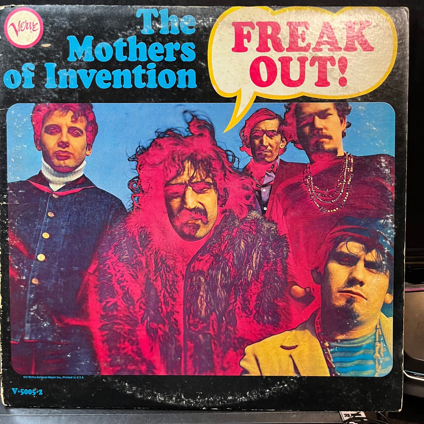 The Mothers Of Invention - Freak Out! (VINYL 2xLP VERVE V-5005-2 1966) | Very Good (VG) Very Good Plus (VG+) - ROCK/PSYCH / USED *VERY GOOD*