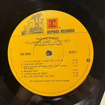 The Mothers - Fillmore East - June 1971 (VINYL LP) | USED Very Good (VG) Very Good Plus (VG+) - ROCK/PSYCH / USED *VERY GOOD*