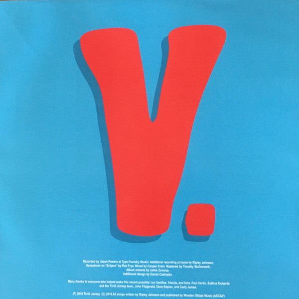 V. (OPAQUE RED VINYL) | Mint (M) Mint (M) - POST ROCK *SEALED/COLOR*