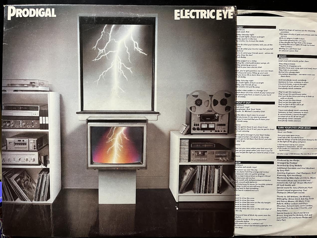 Electric Eye (VINYL) | Excellent+ (EX+) Excellent+ (EX+) - ROCK/RELIGIOUS / USED *EXCELLENT+*