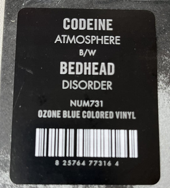 Atmosphere B/W Disorder | Mint (M) Mint (M) - ROCK *SEALED/COLOR/45*