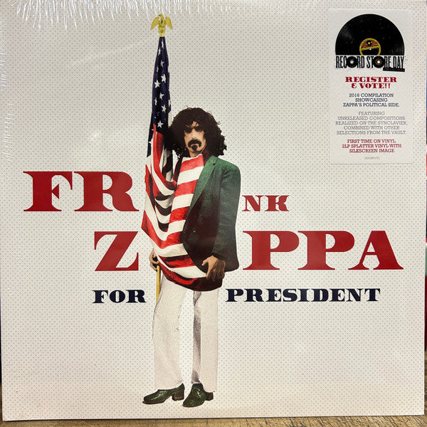Frank Zappa - Zappa For President | Mint (M) Mint (M) - ROCK *SEALED/COLOR/RSD*