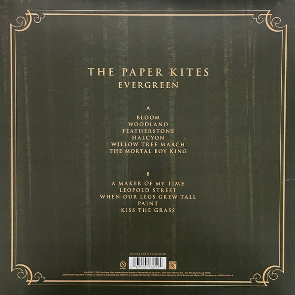 The Paper Kites - Evergreen (EVERGREEN MARBLE VINYL) | Mint (M) Mint (M) - ROCK *SEALED/COLOR*