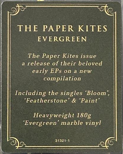The Paper Kites - Evergreen (EVERGREEN MARBLE VINYL) | Mint (M) Mint (M) - ROCK *SEALED/COLOR*