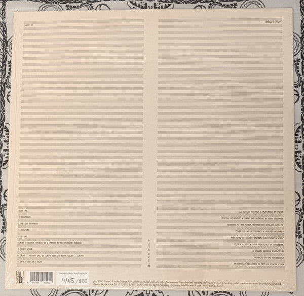 Faust IV (CLEAR VINYL / NUMBERED) | - ROCK *SEALED/COLOR*