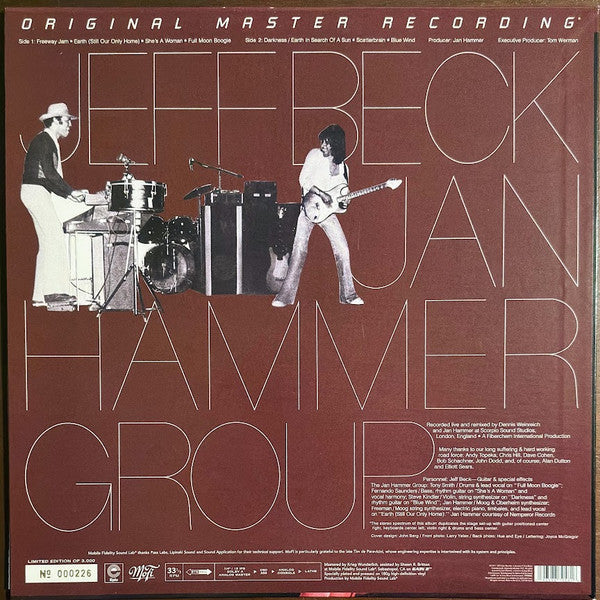 Jeff Beck - Live | Mint (M) Mint (M) - ROCK *SEALED/MFSL*