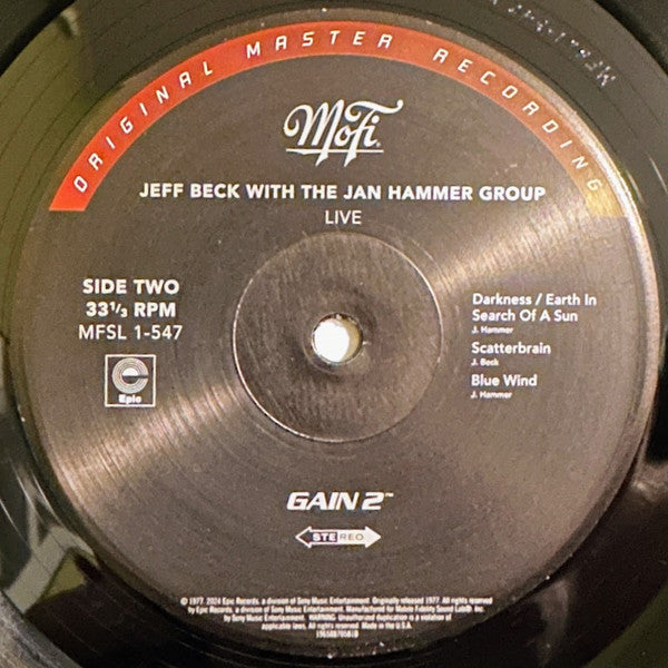 Jeff Beck - Live | Mint (M) Mint (M) - ROCK *SEALED/MFSL*