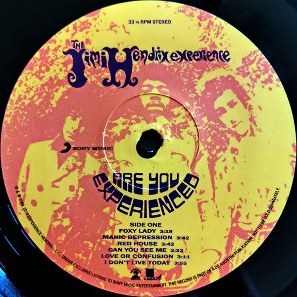 The Jimi Hendrix Experience - Are You Experienced (180G 2xVINYL