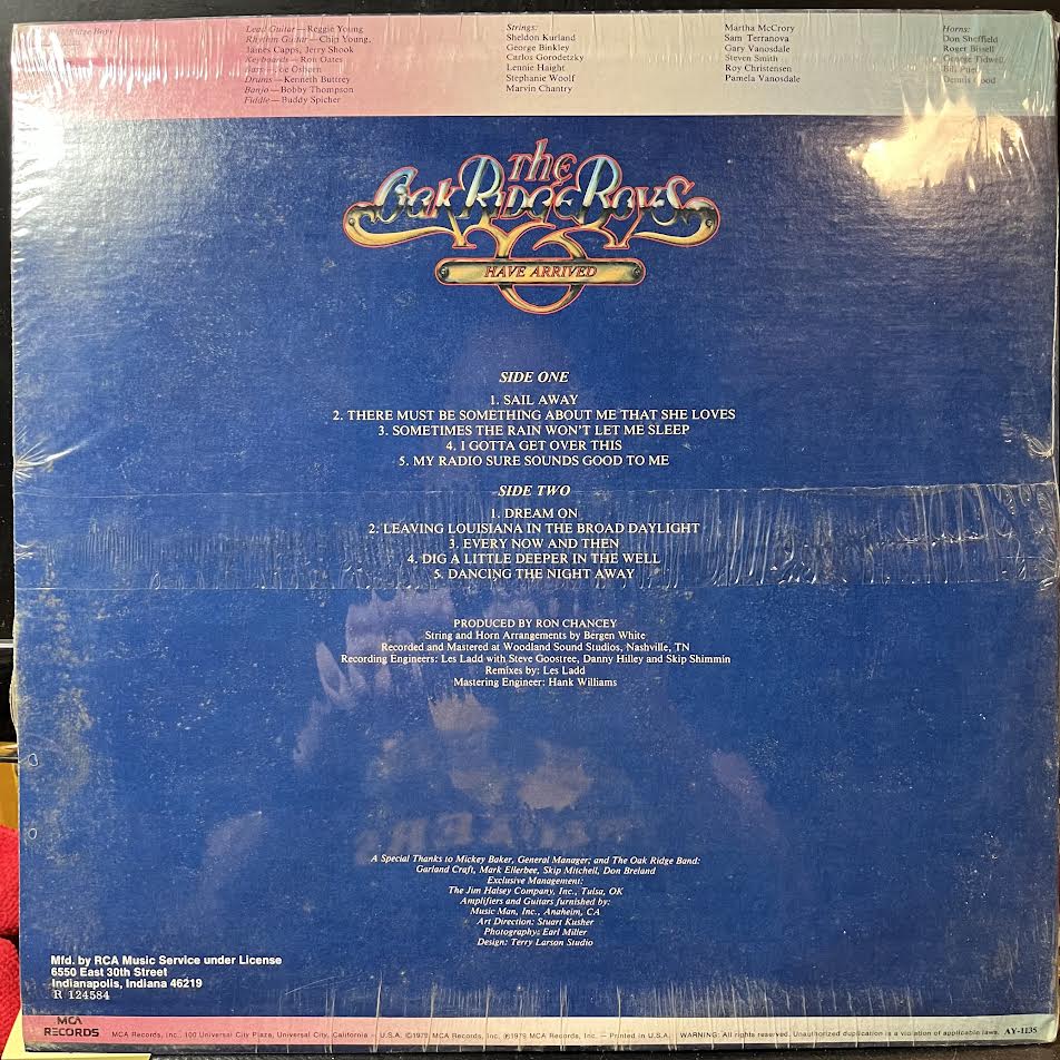 The Oak Ridge Boys - The Oak Ridge Boys Have Arrived (VINYL) | Mint (M) Near Mint (NM) - ROCK *SEALED*