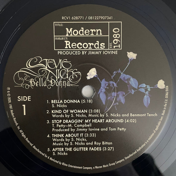 Bella Donna (BLUE VINYL - VMP) | Mint (M) Mint (M) - ROCK *SEALED*