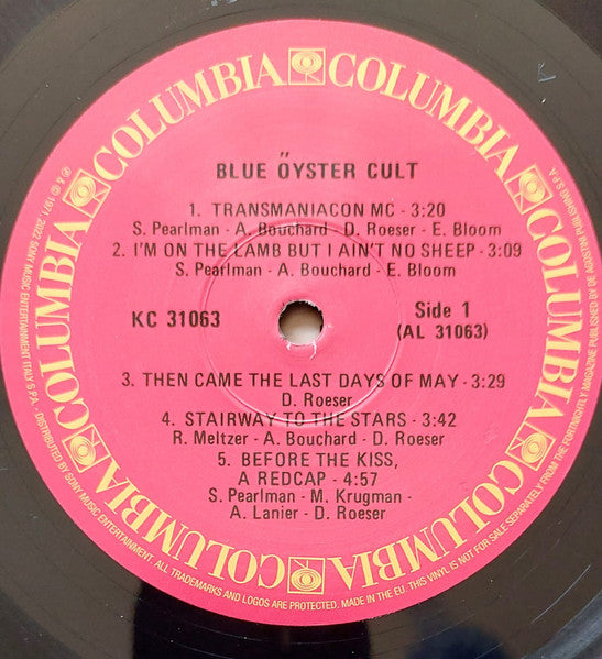 Blue Öyster Cult (VINYL) | - ROCK *SEALED*