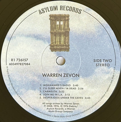 Warren Zevon (2XVINYL) | Mint (M) Mint (M) - ROCK *SEALED*