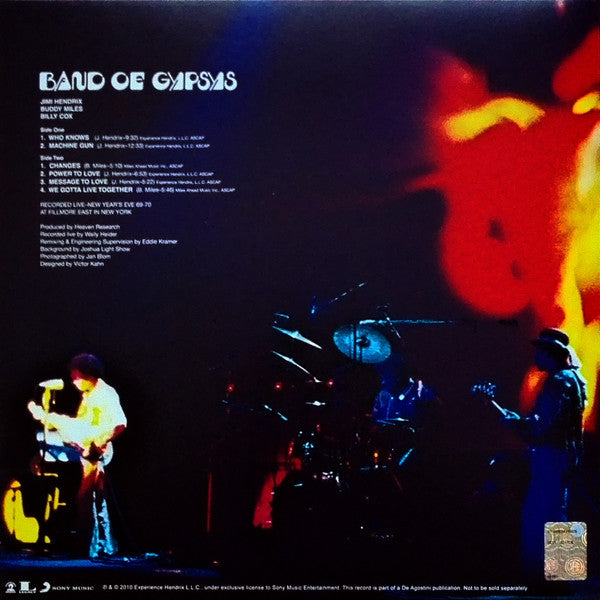 Jimi Hendrix - Band Of Gypsys (180G VINYL - IMPORT) | Mint (M) Mint (M) - ROCK *SEALED*