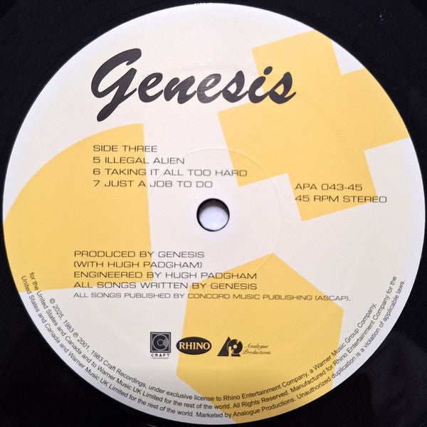 Genesis (AARP 2xVINYL) | Mint (M) Mint (M) - ROCK *SEALED*