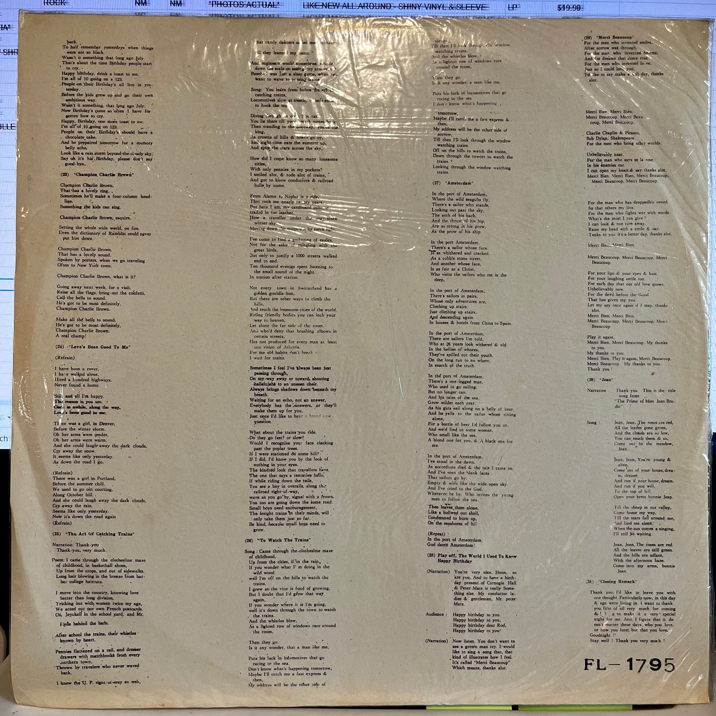 Rod McKuen - At Carnegie Hall *SEALED* | Mint (M) Near Mint (NM) - ROCK *SEALED*