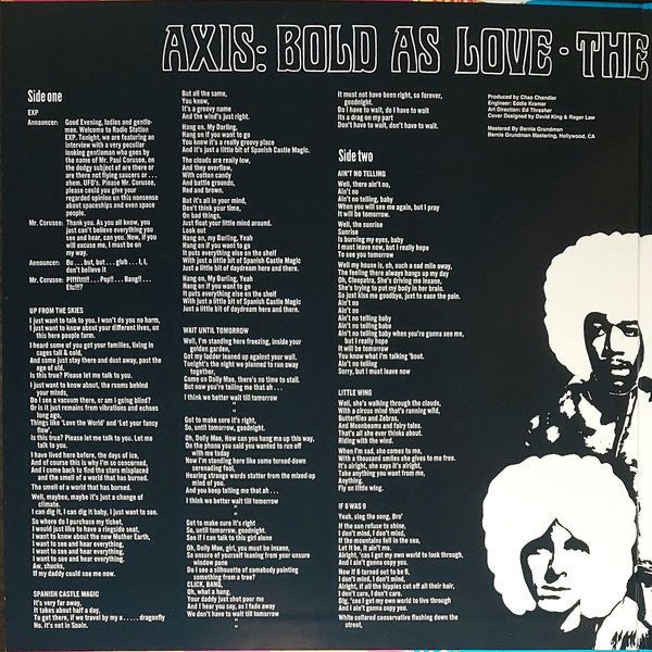 The Jimi Hendrix Experience - Axis: Bold As Love (UHQR 2xVINYL BOX SET / 45RPM) | Mint Mint - ROCK *SEALED*
